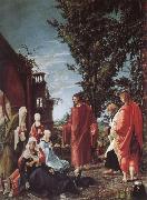 Christ takes farval of their mother Albrecht Altdorfer